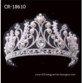 Silver Plated Pearl Beauty Women Crown Alloy Tiara